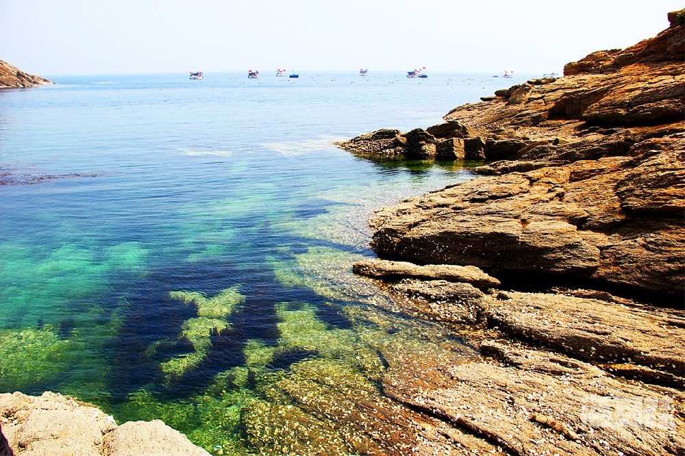 海洋岛母鸡坨子海边景色